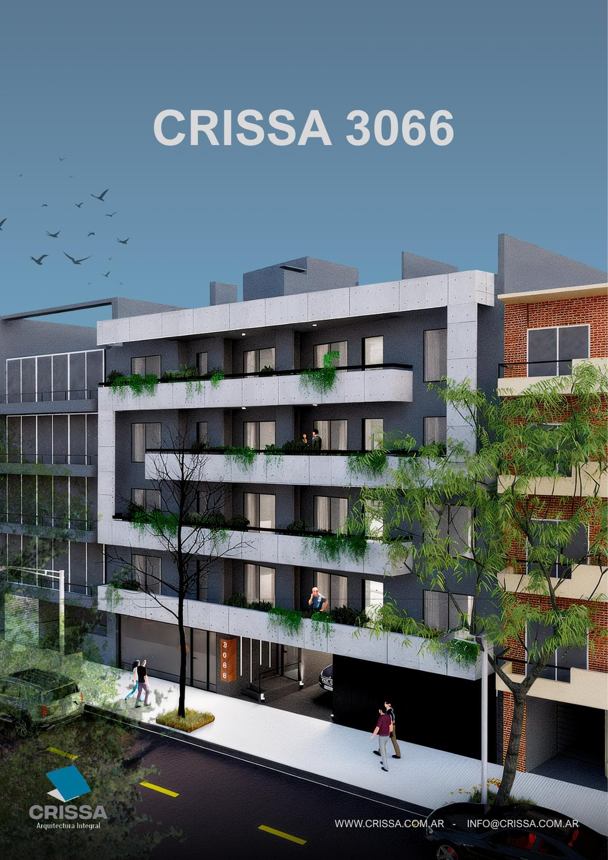 CRISSA 3066 — vista principal de día